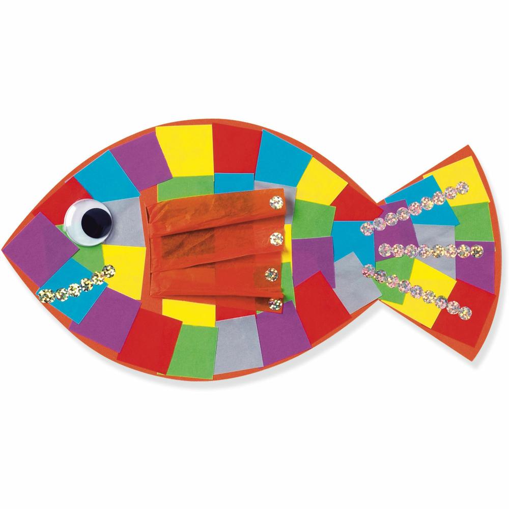 Creativity Street Art Paper Sheets - Craft, Art - 2"Height x 12"Width x 18"Length - 60 / Pack - Assorted. Picture 7