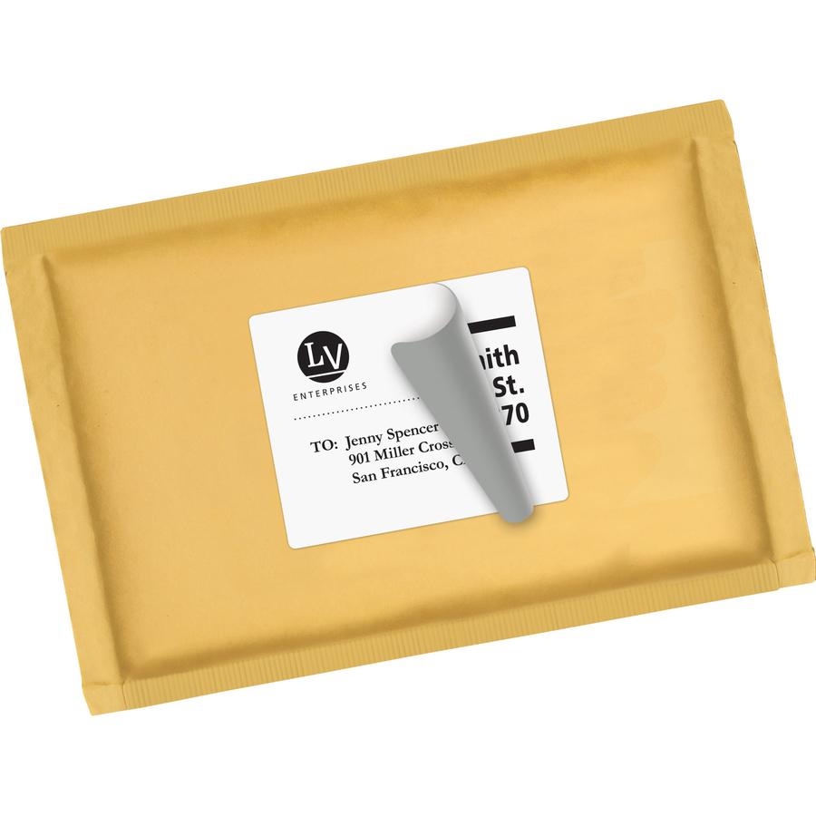 Avery&reg; Shipping Labels, Sure Feed, 3-1/3" x 4" , 600 White Labels (5164) - 3 21/64" Width x 4" Length - Permanent Adhesive - Rectangle - Laser - White - Paper - 6 / Sheet - 100 Total Sheets - 600 . Picture 2