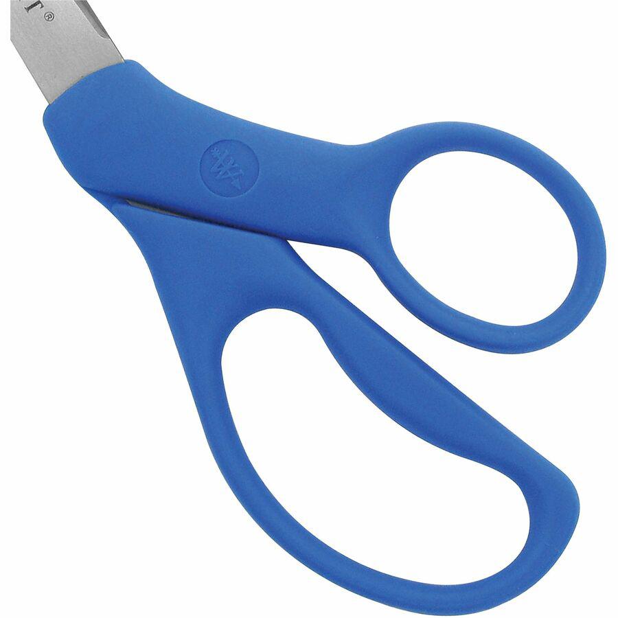 Westcott 8" Bent All Purpose Scissors - 3.50" Cutting Length - 8" Overall Length - Bent-left/right - Stainless Steel - Pointed Tip - Stainless Steel - 1 Each. Picture 4