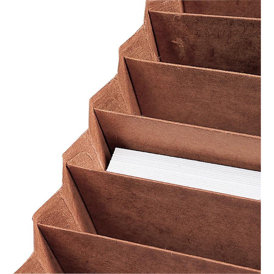 Smead TUFF Legal Recycled Expanding File - 8 1/2" x 14" - 7/8" Expansion - 21 Pocket - Redrope - Tear Resistant, Reinforced Gusset - 30% Recycled - 1 Each. Picture 10