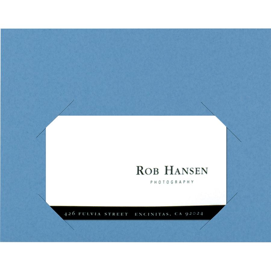 Smead Letter Recycled File Jacket - 8 1/2" x 11" - Manila, Blue, Green, Red, Yellow - 10% Recycled - 25 / Pack. Picture 2