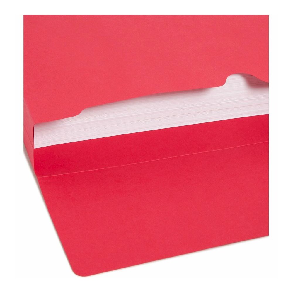Smead Legal Yes File Wallet - 8 1/2" x 14" - 2" Expansion - 11 pt. - Blue, Green, Red, Yellow - Elastic Closure, Heavy Duty, Flap Closure - 10% Recycled - 50 / Box. Picture 9