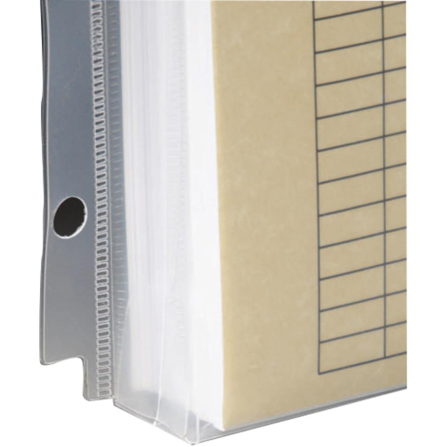 Smead Poly Three-Ring Envelope - For Letter 8 1/2" x 11" Sheet - 3 x Rings - Clear - Poly - 3 / Pack. Picture 2