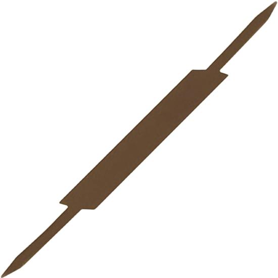Smead Self-Adhesive Fasteners - 1" Size Capacity - for Folder, Binder - Self-adhesive - Brown - Steel - 100 / Box. Picture 3