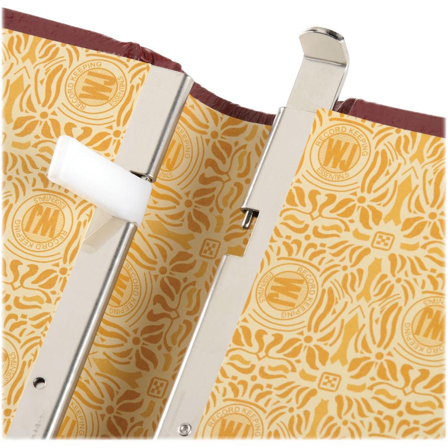Wilson Jones Minute Book - 125 Sheet(s) - 28 lb - Sewn Bound - Letter - 8.50" x 11" Sheet Size - Red Cover - 1 Each. Picture 2
