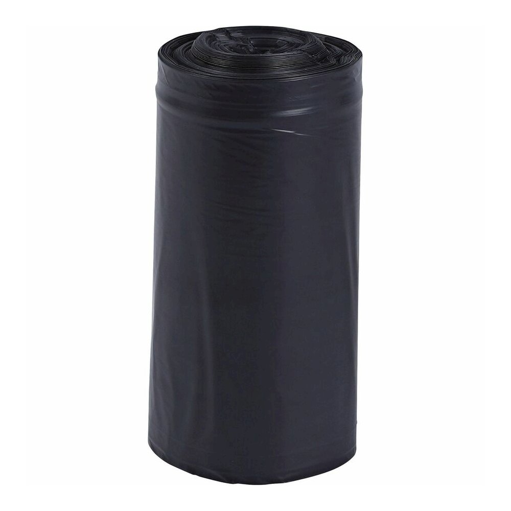 Genuine Joe Heavy-Duty Trash Can Liners - Medium Size - 30 gal Capacity - 36" Length x 30" Width x 1.50 mil (38 Micron) Thickness - Low Density - Black - 100/Box - 1 Carton. Picture 9