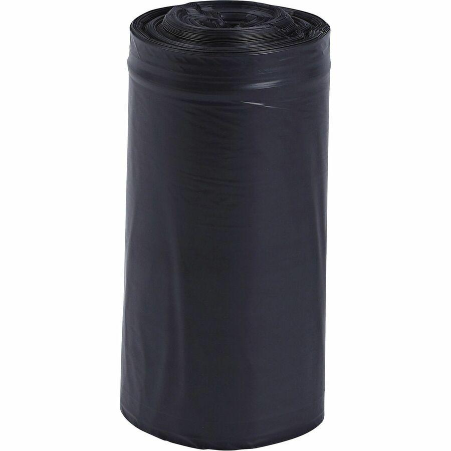 Genuine Joe Heavy-Duty Trash Can Liners - Medium Size - 33 gal Capacity - 40" Length x 33" Width x 1.50 mil (38 Micron) Thickness - Low Density - Black - 100/Box - 1 Carton. Picture 14