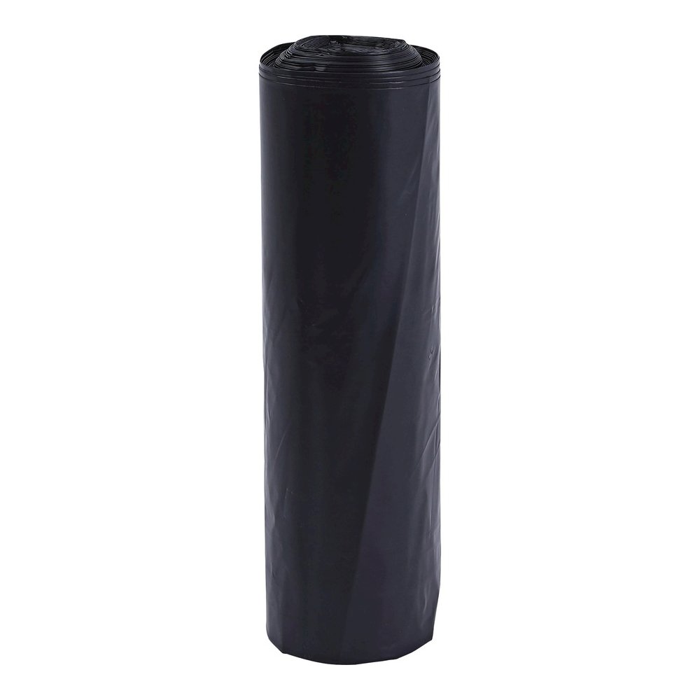 Genuine Joe Heavy-Duty Trash Can Liners - Large Size - 45 gal Capacity - 46" Length x 39" Width x 1.50 mil (38 Micron) Thickness - Low Density - Black - 50/Box - 1 Carton. Picture 13