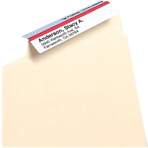 Smead Viewables Premium 3D hanging Folder Tabs and Labels - 1.25" Width x 3.50" Length. Picture 9