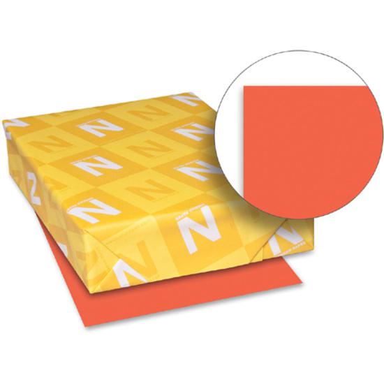 Astrobrights Color Copy Paper - Rocket Red - Letter - 8 1/2" x 11" - 24 lb Basis Weight - Smooth - 500 / Ream - Acid-free, Lignin-free, Chlorine-free, Heavyweight - Rocket Red. Picture 4