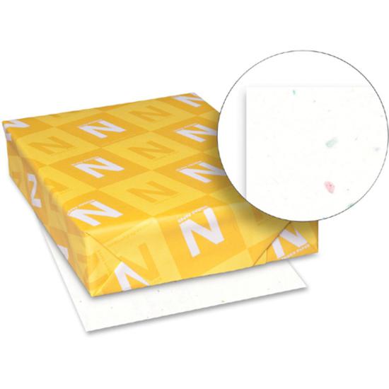 Astrobrights Color Copy Paper - Stardust White - Letter - 8 1/2" x 11" - 24 lb Basis Weight - Smooth - 500 / Ream - Green Seal - Acid-free, Lignin-free, Chlorine-free, Heavyweight - Stardust White. Picture 3