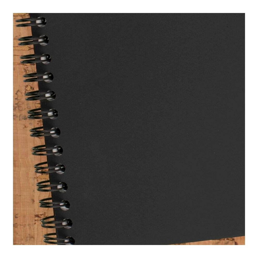 Cambridge Limited Business Notebooks - 80 Sheets - Wire Bound - Legal Ruled Front Ruling - 0.28" Ruled - 20 lb Basis Weight - 8 1/4" x 11" Sheet Size - Black Binding - Black Linen Cover - Perforated, . Picture 13