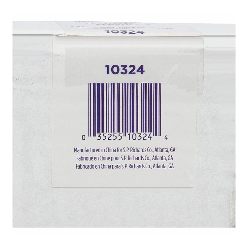 Genuine Joe Banquet-Size Plastic Tablecover - 300 ft Length x 40" Width - Plastic - White - 1 Roll. Picture 11