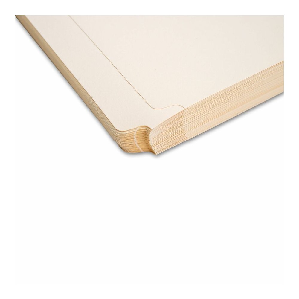 Business Source Straight Tab Cut Legal Recycled Top Tab File Folder - 8 1/2" x 14" - 10.5 pt. - Manila Paper - Manila - 10% Recycled - 100 / Box. Picture 9