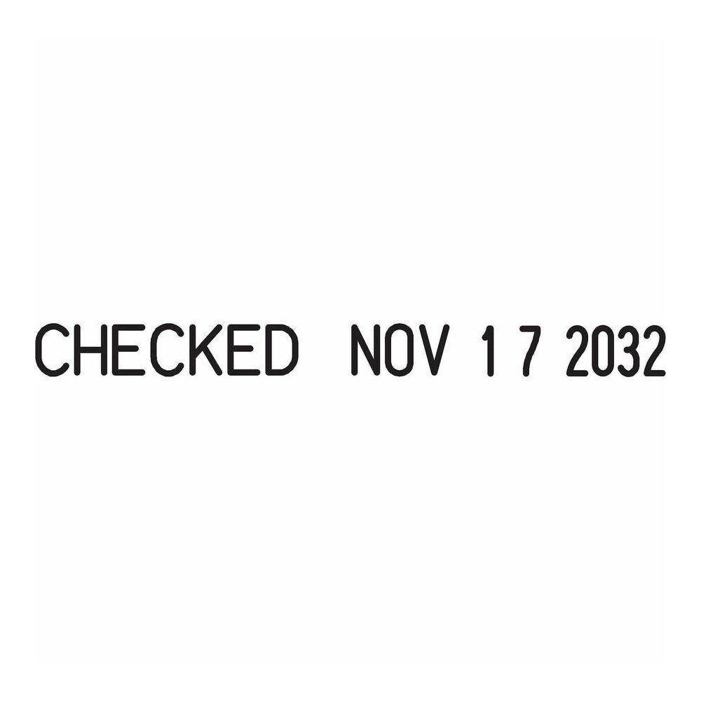 Trodat Professional 12 Message Date Stamp - Message Stamp - ANSWERED, BACKORDERED, CANCELLED, BILLED, RECEIVED, EMAILED, CHECKED, DELIVERED, ENTERED, PAID, SHIPPED, ... - 10000 Impression(s) - Black -. Picture 9