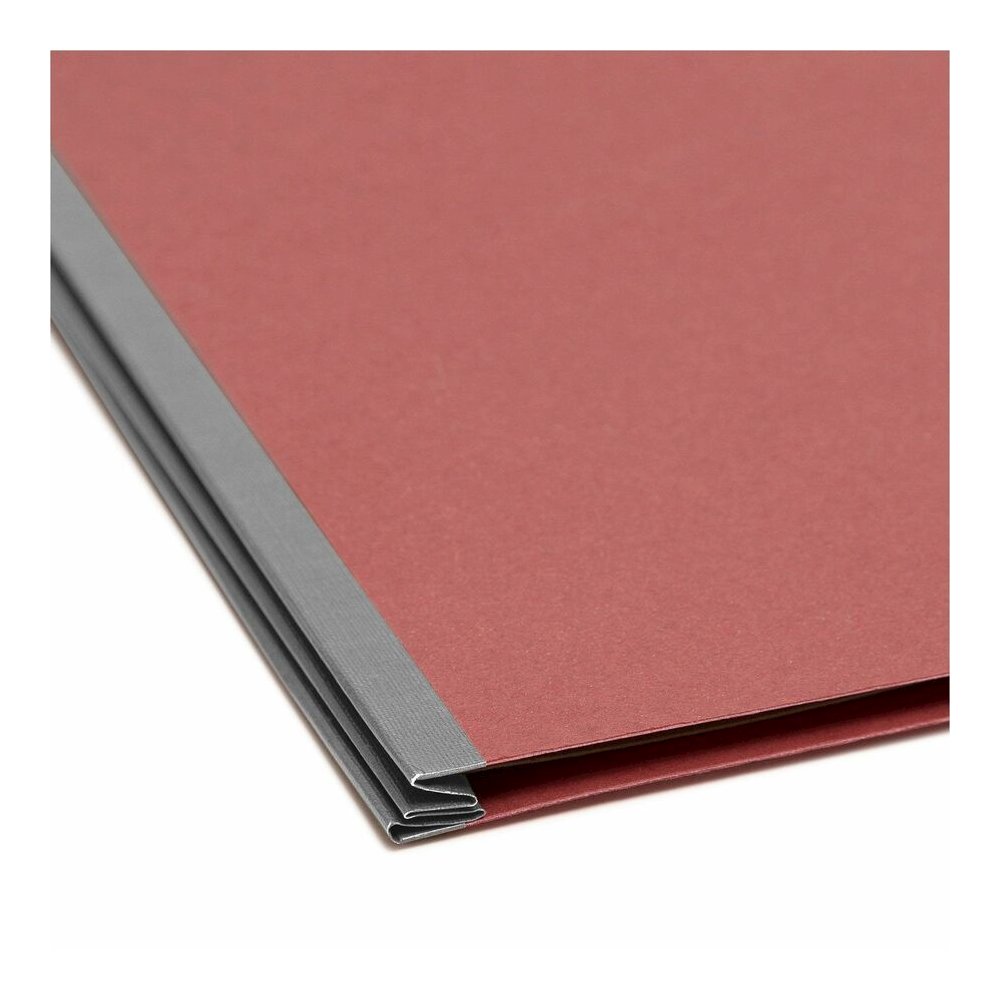Smead 13723 2/5 Tab Cut Letter Recycled Classification Folder - 8 1/2" x 11" - 2" Expansion - 4 x 2K Fastener - 2" for Folder, 1" for Divider - Top Tab Location - Right of Center Tab Position - 1 Divi. Picture 6