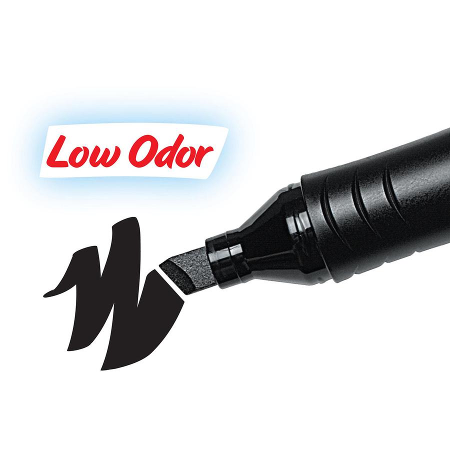 BIC Intensity Low Odor Dry Erase Markers - Red Ink - 1 Dozen. Picture 2