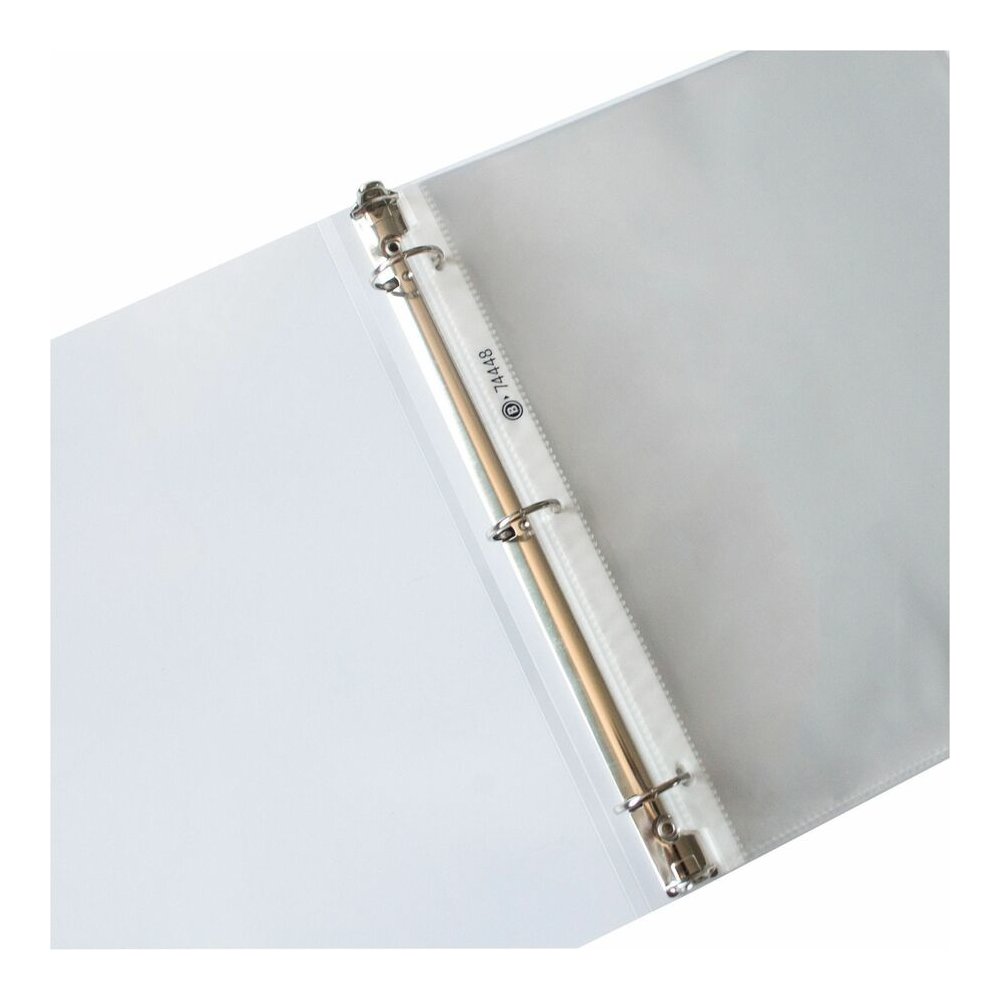 Business Source Economy Weight Sheet Protectors - 11" Height x 9" Width x 2 mil Thickness - For Letter 8 1/2" x 11" Sheet - Ring Binder - Rectangular - Semi Clear - Polypropylene - 200 / Box. Picture 7