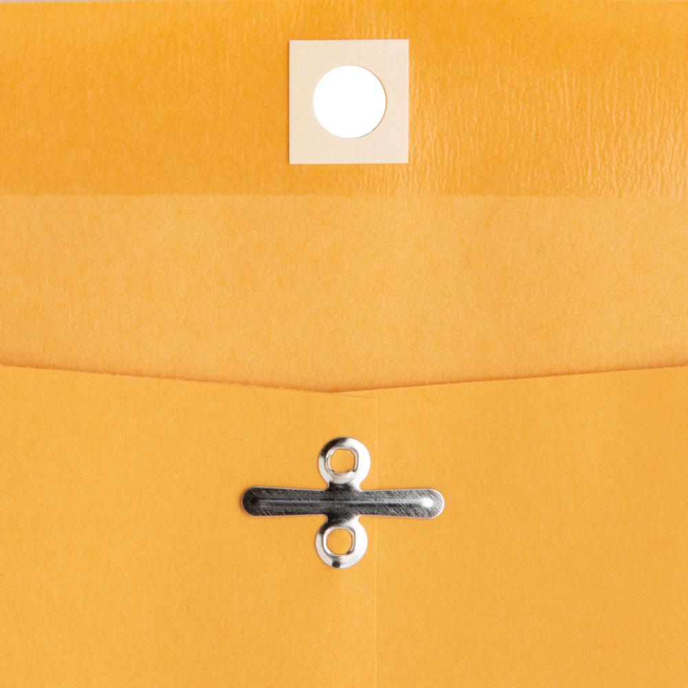 Business Source Heavy-duty Clasp Envelopes - Clasp - #97 - 10" Width x 13" Length - 28 lb - Clasp - Kraft - Kraft - 100 / Box. Picture 3
