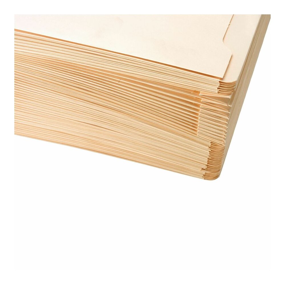 Business Source Straight Tab Cut Legal Recycled File Pocket - 8 1/2" x 14" - 2" Expansion - 11 pt. - Manila - Slip Resistant, Reinforced Tab, Heavyweight Cover - 10% Recycled - 50 / Box. Picture 13