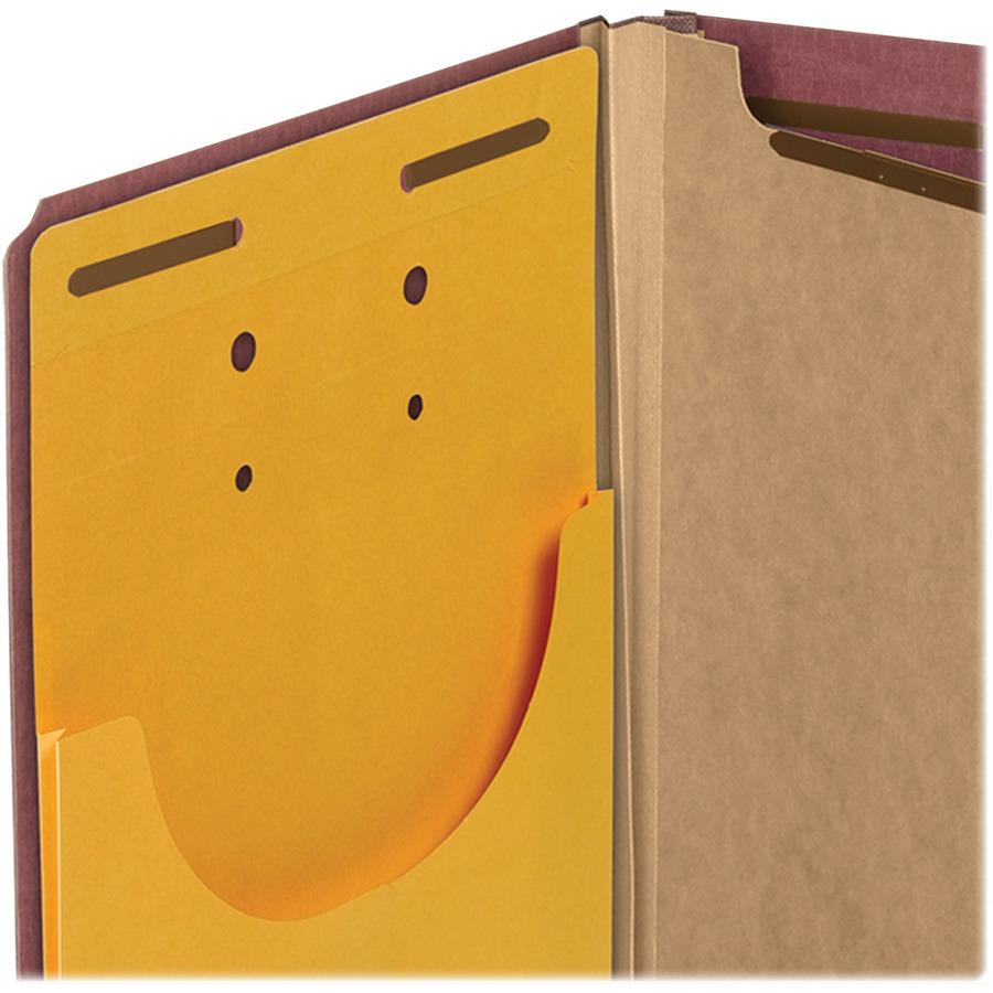 Smead Letter, Legal File Jacket - 3/4" Folder Capacity - 8 1/2" x 14" - 3/4" Expansion - 1 Pocket(s) - Kraft - Kraft - 100 / Carton. Picture 2