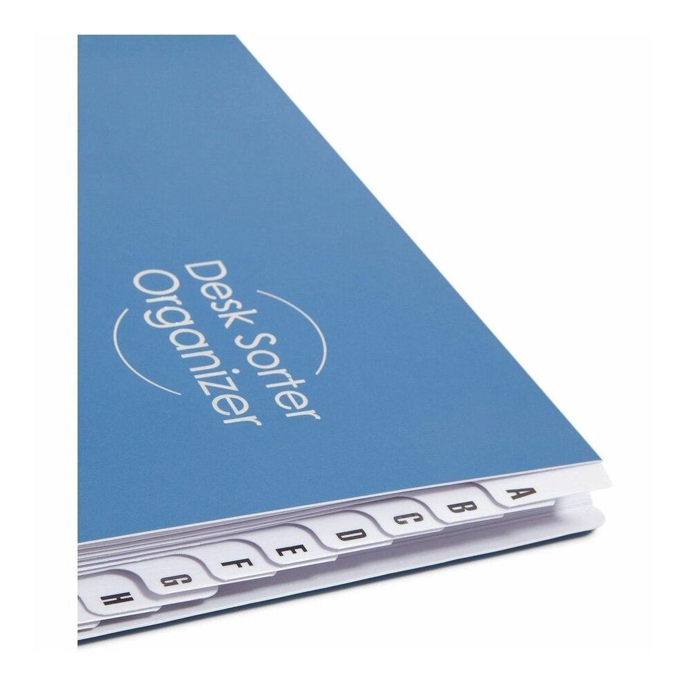 Smead Alphabetic Desk File/Sorter - Printed Tab(s) - Character - A-Z - Letter - 8.50" Width x 11" Length - 35% Recycled - 1 Each. Picture 7