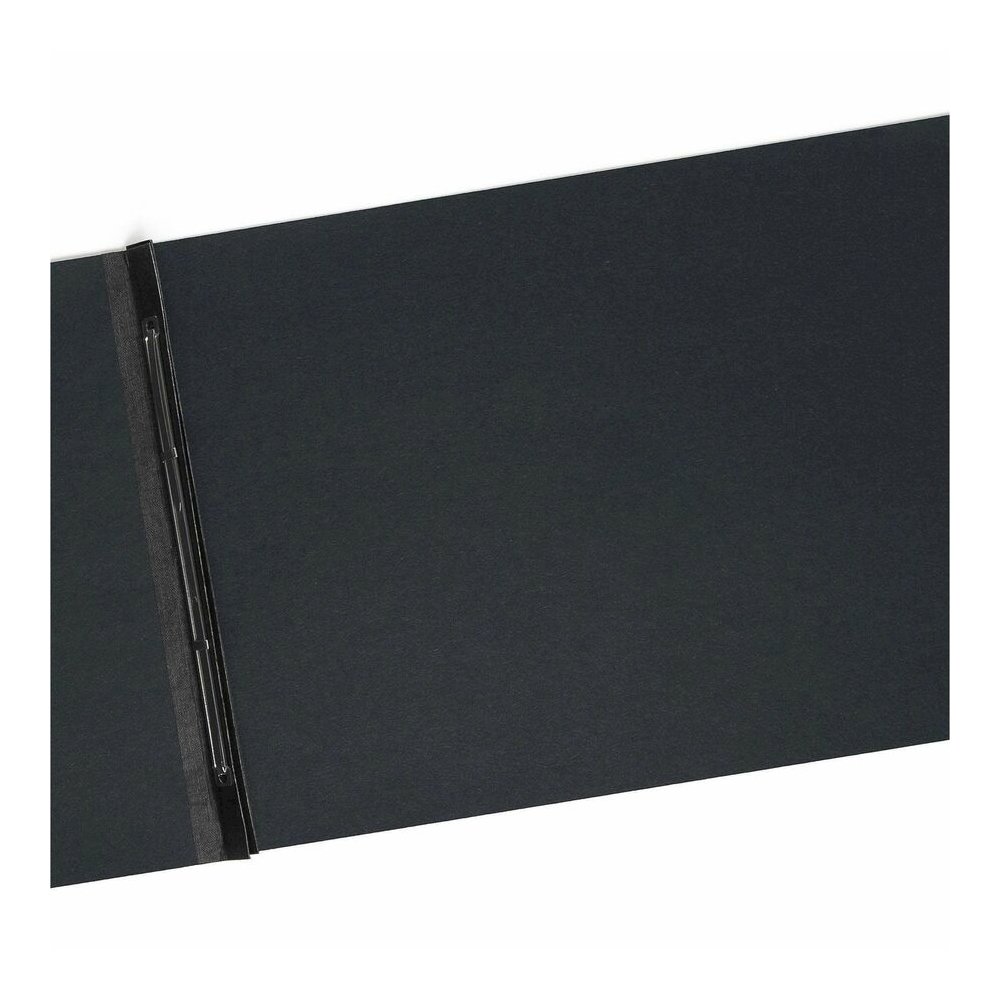 Smead Tabloid Recycled Report Cover - 11" x 17" - 3" Expansion - 1 Fastener - 25 pt. - Pressboard - Black - Metal Compressor, Hinged - 100% Paper Recycled - 1 Each. Picture 9