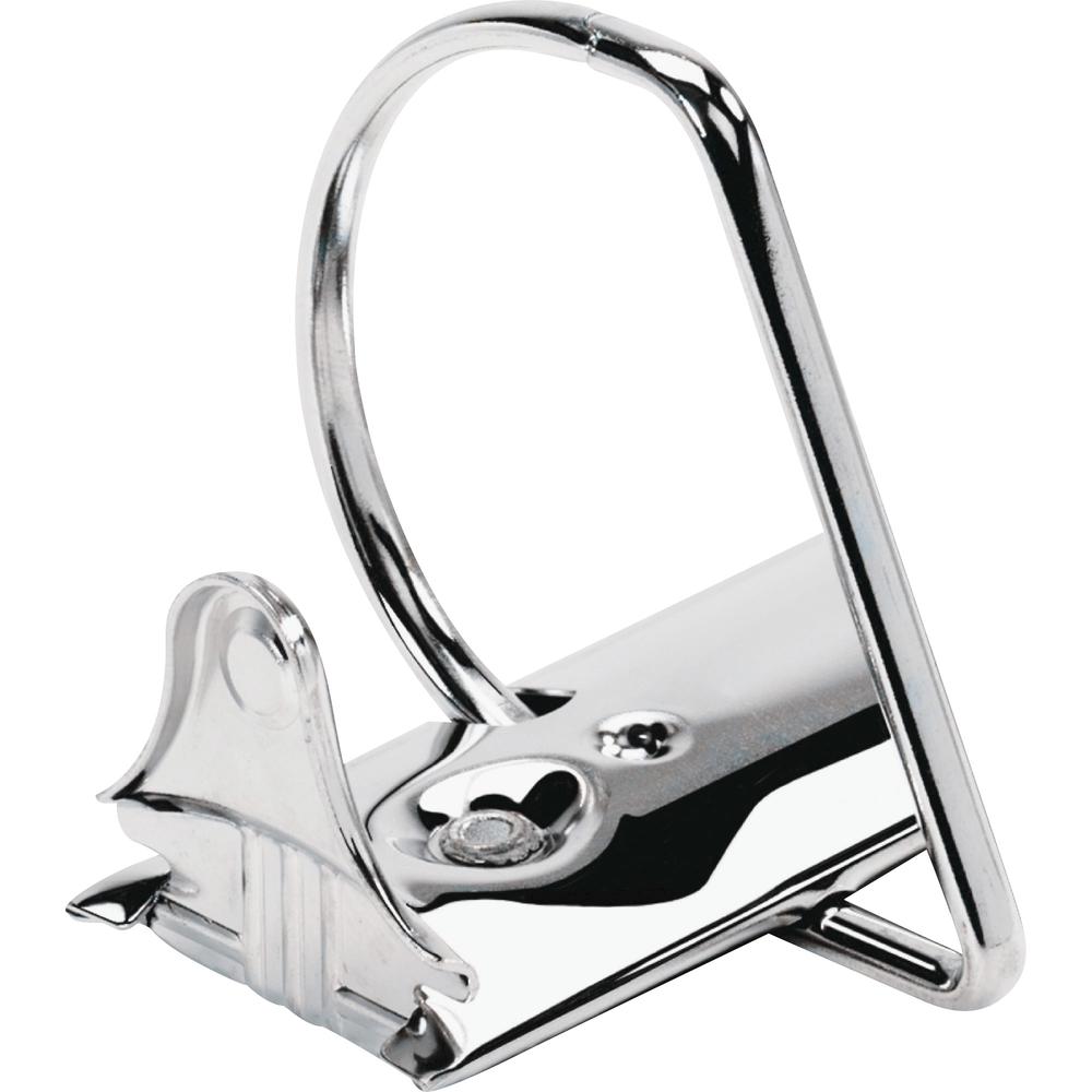 Business Source Slanted D-ring Binders - 4" Binder Capacity - 3 Ring - Fastener: D-Ring - Pocket: 2, Internal - Chipboard, Polypropylene - Red - No - PVC-free, Non-stick, Label Holder, Gap-free Ring, . Picture 6