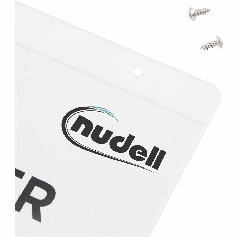 Golite nu-dell Wall Sign Holder - 1 Each - 11" Width x 17" Height - Rectangular Shape - Wall Mountable - Pre-drilled - Acrylic - Signage, Photo, Notice - Clear. Picture 5