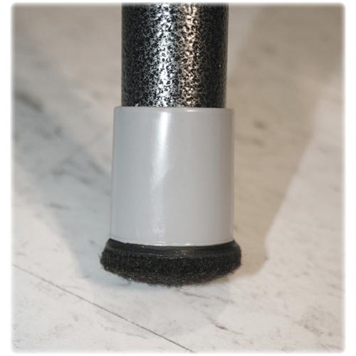 Lorell Replacement Chair Tips with Felt - Gray - 16 / Bag. Picture 5