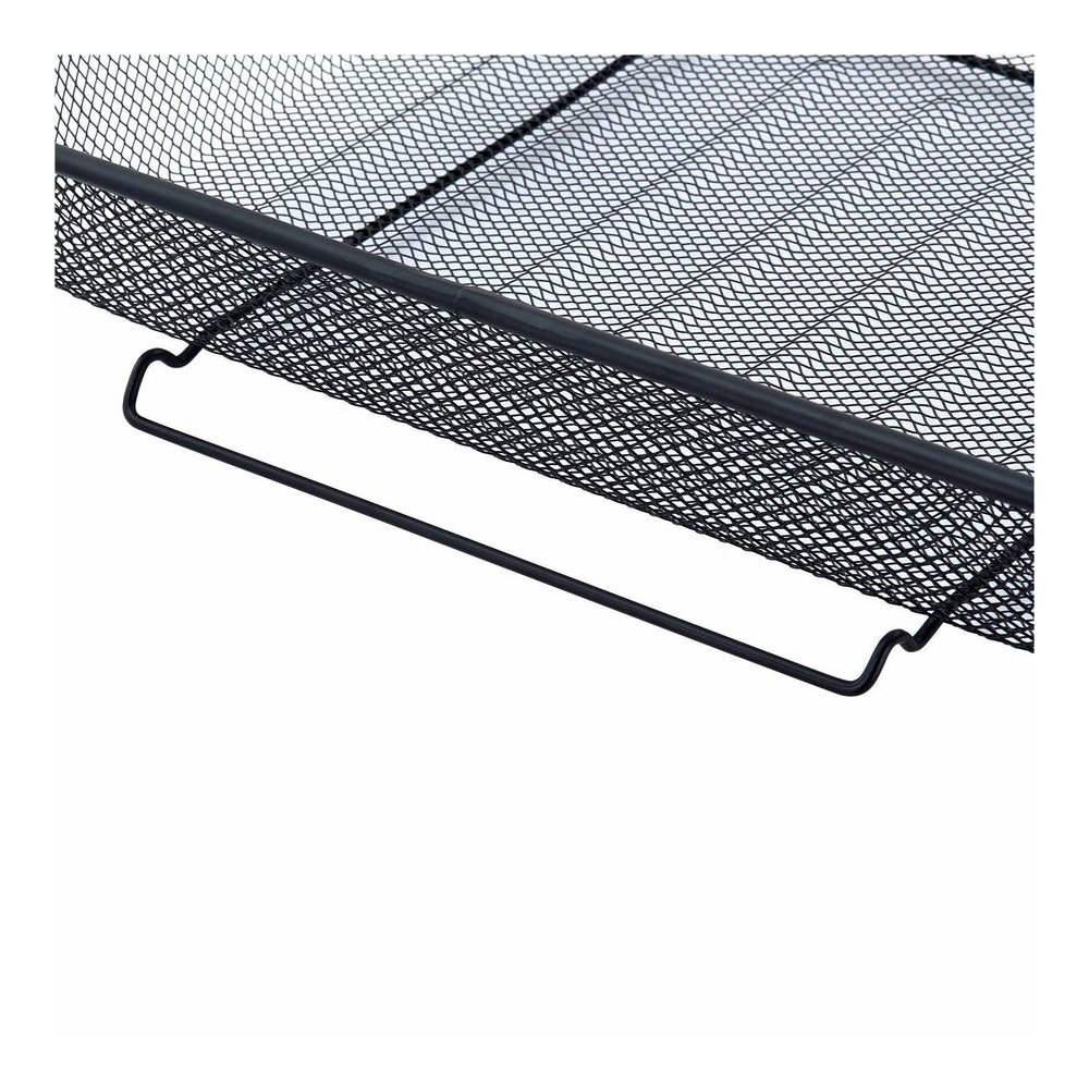 Lorell Side-loading Mesh Document Tray - 3" Height x 14.25" Width x 10.75" Depth - Stackable - Powder Coated - Black - Steel - 1 Set. Picture 18