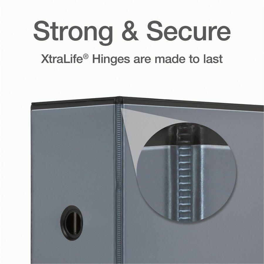 Cardinal Xtralife ClearVue Locking Slant-D Binders - 6" Binder Capacity - Letter - 8 1/2" x 11" Sheet Size - 1300 Sheet Capacity - 5 1/2" Spine Width - 3 x D-Ring Fastener(s) - 2 Inside Front & Back P. Picture 10