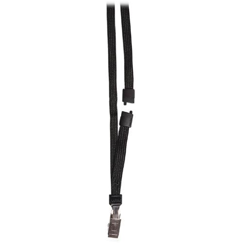 SICURIX Safety Breakaway Lanyard - 12 / Pack - 36" Length - Black - Nylon, Steel. Picture 7