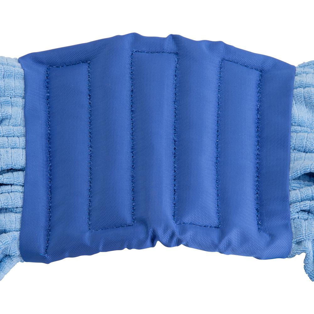 Genuine Joe Microfiber Wet Mophead Refill - Small - MicroFiber - Blue - 1Each. Picture 2
