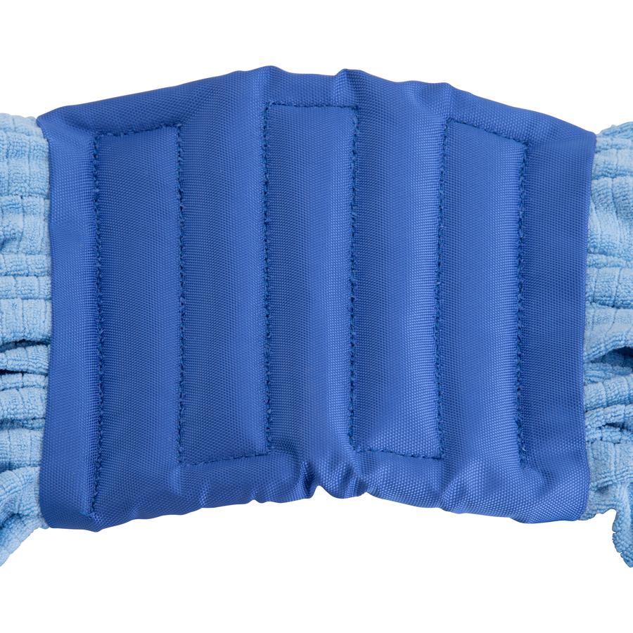 Genuine Joe Microfiber Wet Mophead Refill - Medium - MicroFiber - Blue - 1Each. Picture 6