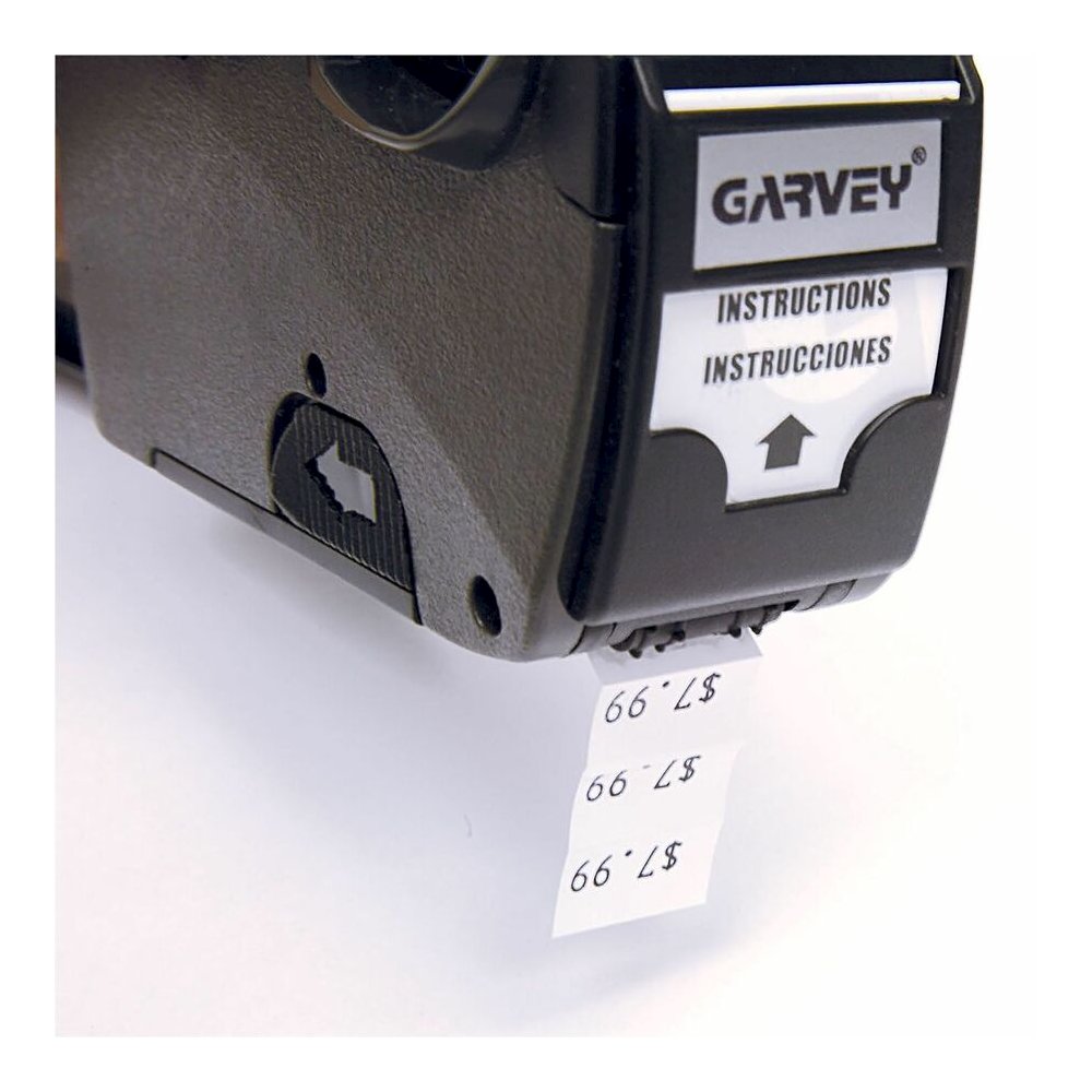 Consolidated Stamp One-line Pricemarking Label Gun - Label - 0.81" x 0.44" - Black - Rubberized Grip, Jam-free, Drop-in Loading, Fast-drying. Picture 7