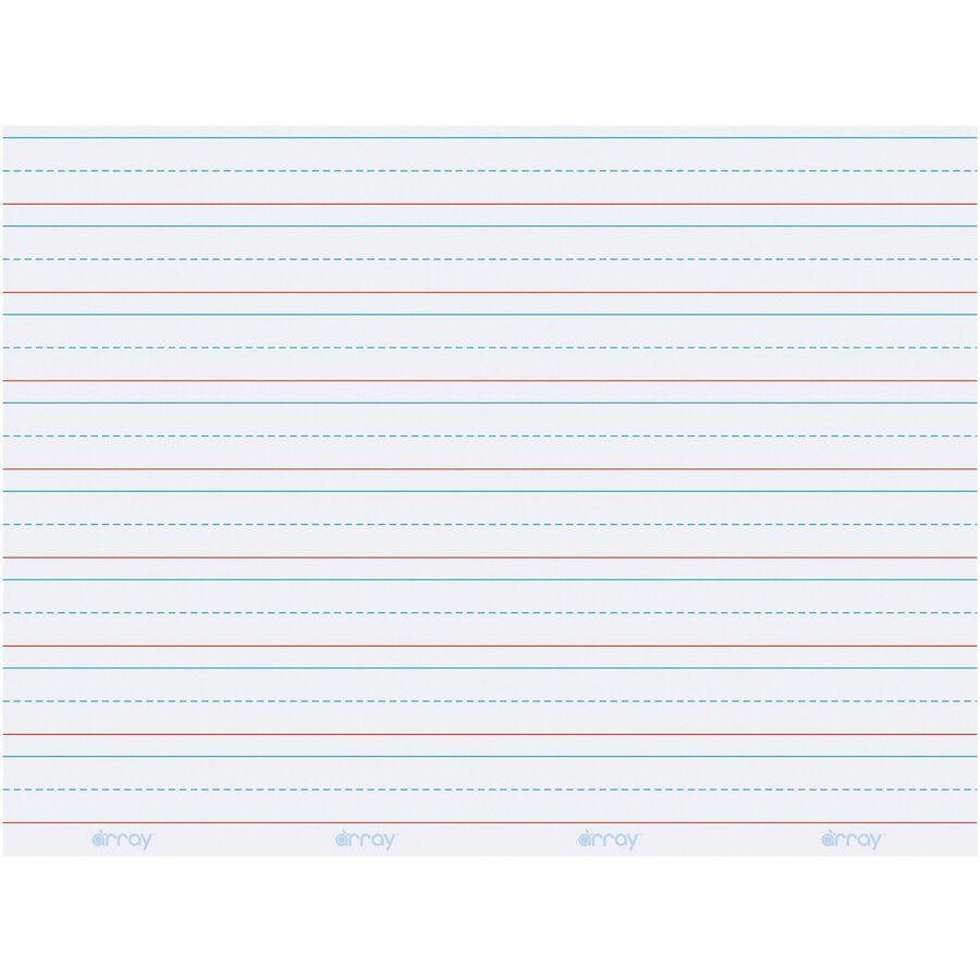 GoWrite! Dry Erase Learning Board - Dry-erase, Two-Sided, 3/4" Rule/Plain - 11" Width x 8.25" Height - White Surface - Rectangle - No - 30 / Pack. Picture 11