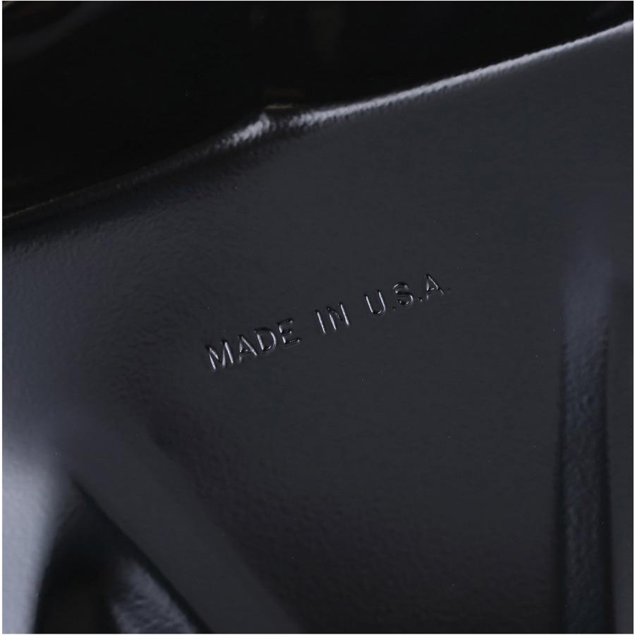 Genuine Joe Heavy-Duty Metal Dustpan - 12" Wide - Steel - Black - 1 Each. Picture 7