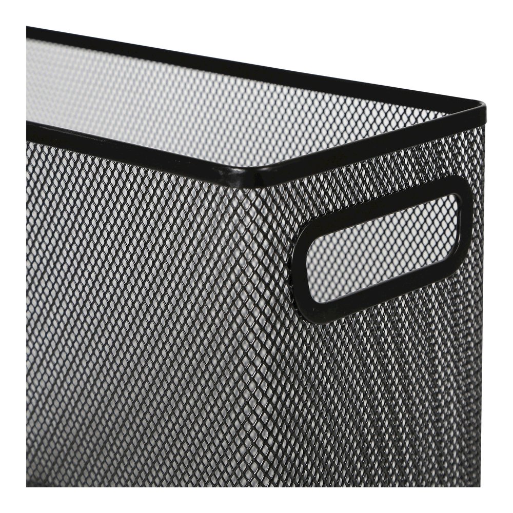 Lorell Mesh Tabletop Hanging File Holder - Black - Steel - 1 Each. Picture 8