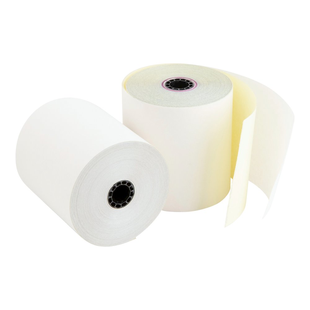 Business Source 2-part Carbonless Cash Register Rolls - 3" x 90 ft - Sustainable Forestry Initiative (SFI) - White - 50 / Carton. Picture 13