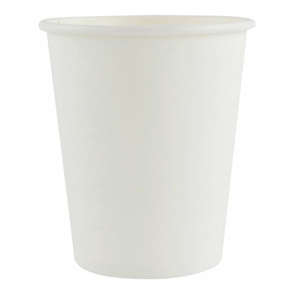 Genuine Joe 8 oz Disposable Hot Cups - 8 fl oz - White - Polyurethane - Hot Drink, Hot Drink, Beverage - 50/Pack - 5 / Bundle. Picture 9