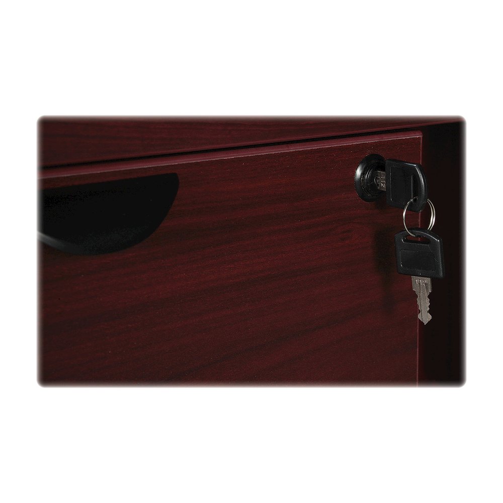 Lorell Prominence 2.0 Hutch - 39" Height x 66" Width x 16" Depth - 4 Door(s) - Material: Particleboard - Finish: Laminate - Mar Resistant, Burn Resistant, Impact Resistant, Durable - For Office - 1 Ea. Picture 8