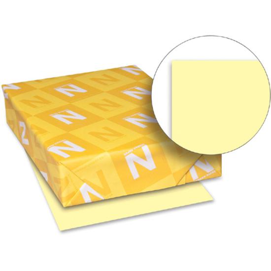 Exact Inkjet, Laser Vellum Paper - Yellow - 92 Brightness - Letter - 8 1/2" x 11" - 67 lb Basis Weight - 250 / Pack - FSC - Quick Drying, Durable, Acid-free, Heavyweight. Picture 2