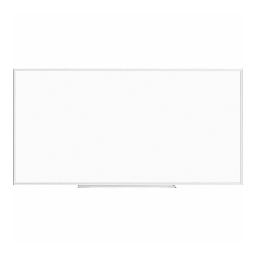 Lorell Dry-erase Board - 96" (8 ft) Width x 48" (4 ft) Height - White Styrene Surface - Silver Aluminum Frame - Rectangle - 1 Each. Picture 9