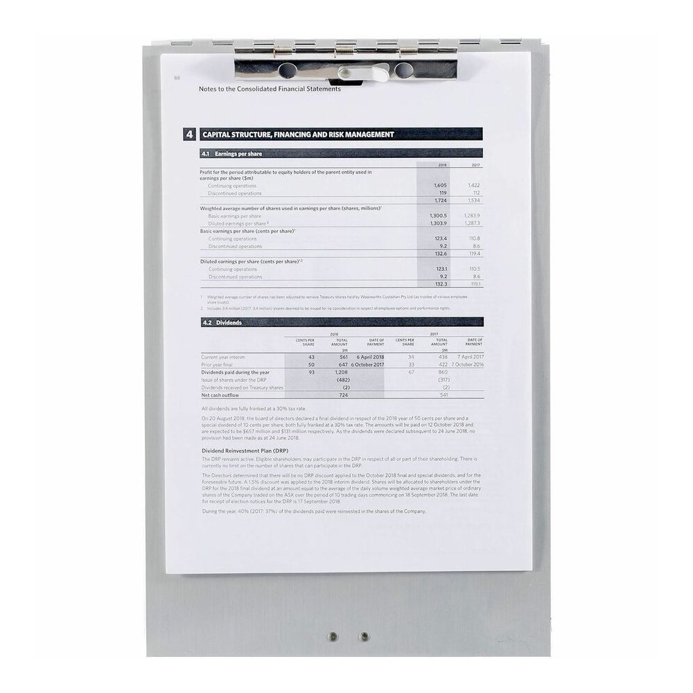 Business Source Storage Clipboard - Storage for 50 Document - 8 1/2" x 11" Sheet Size - Silver - 1 Each. Picture 11