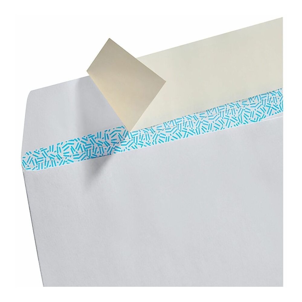 Quality Park Redi Strip Security Mailing Envelopes - Multipurpose - 9" Width x 12" Length - Peel Strip - White - 1 Box. Picture 8