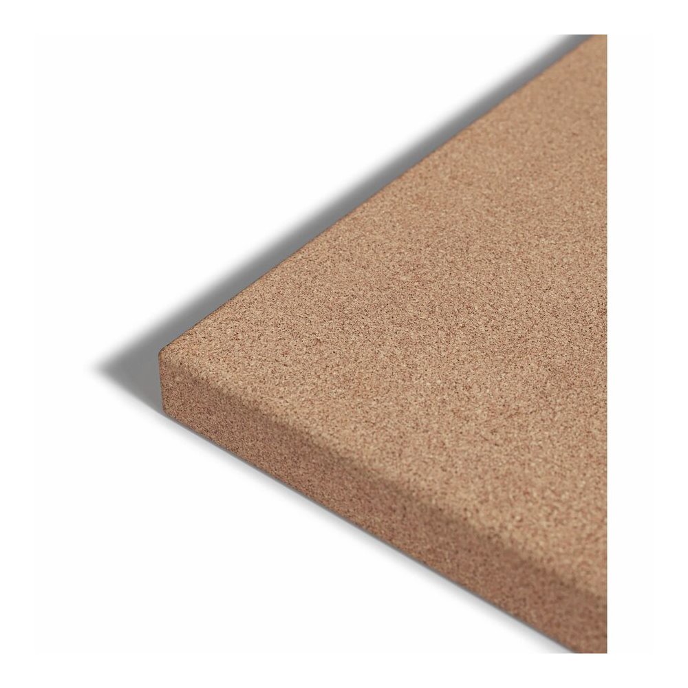 U Brands Frameless Cork Canvas Bulletin Board - 18" Board Height x 24" Board Width - Natural Cork Surface - Self-healing, Durable, Mounting System, Tackable, Frameless - 1 Each. Picture 7