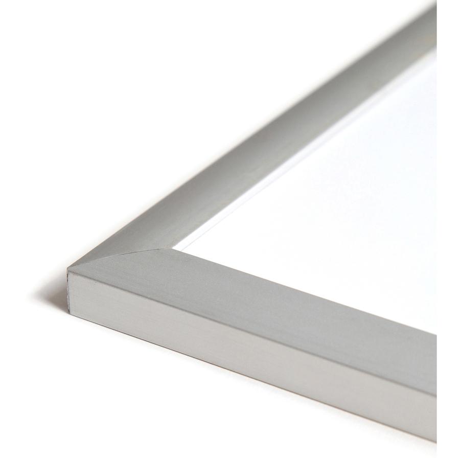 U Brands Magnetic Dry-Erase Board - 72" (6 ft) Width x 48" (4 ft) Height - White Painted Steel Surface - Silver Aluminum Frame - Rectangle - Horizontal/Vertical - Magnetic - 1 Each. Picture 11