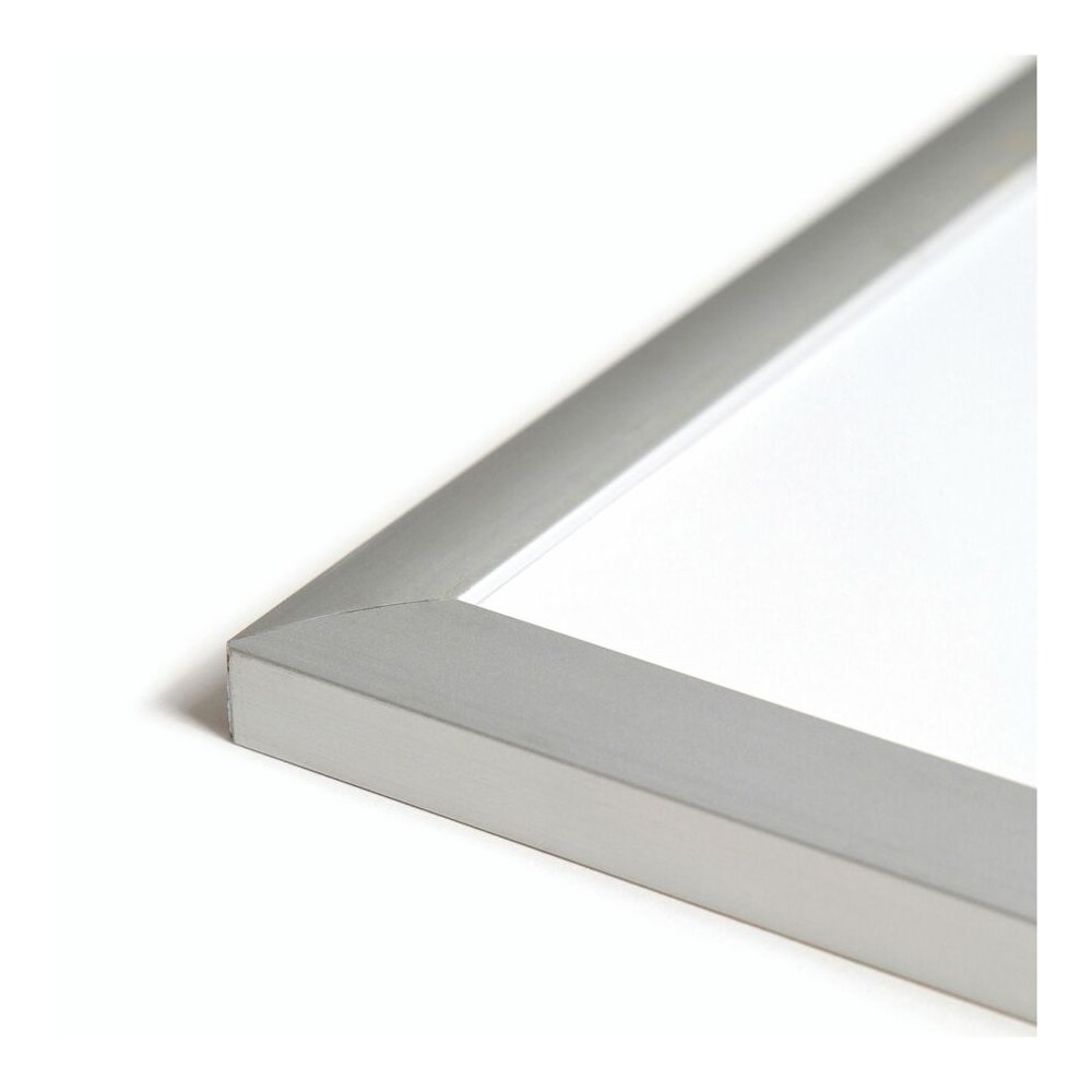 U Brands Magnetic Dry-Erase Board - 96" (8 ft) Width x 48" (4 ft) Height - White Painted Steel Surface - Silver Aluminum Frame - Rectangle - Horizontal/Vertical - Magnetic - 1 Each. Picture 10