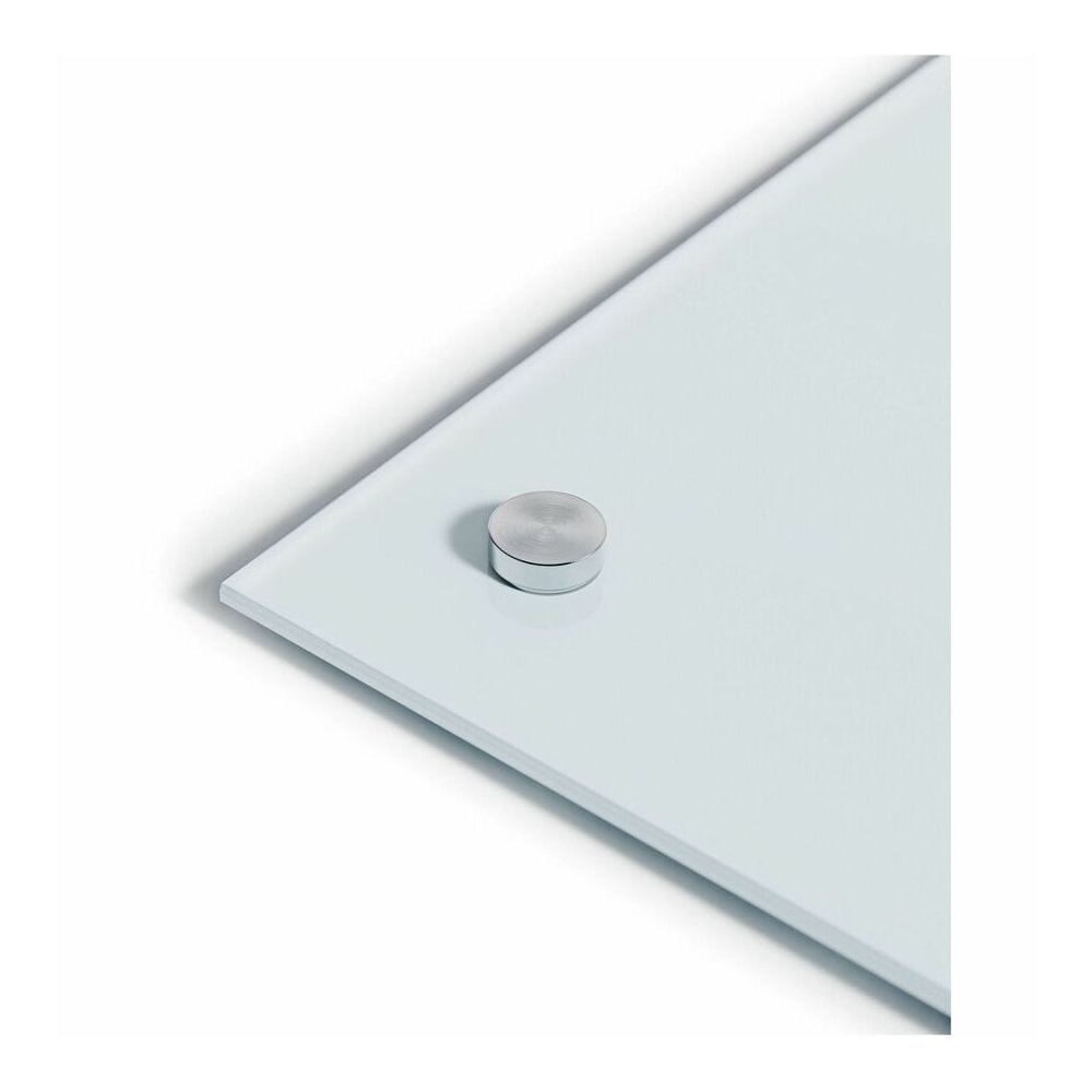 U Brands Magnetic Glass Frameless Dry-Erase Board - 72" (6 ft) Width x 36" (3 ft) Height - Frosted White Tempered Glass Surface - Rectangle - Horizontal/Vertical - Magnetic - 1 Each. Picture 8